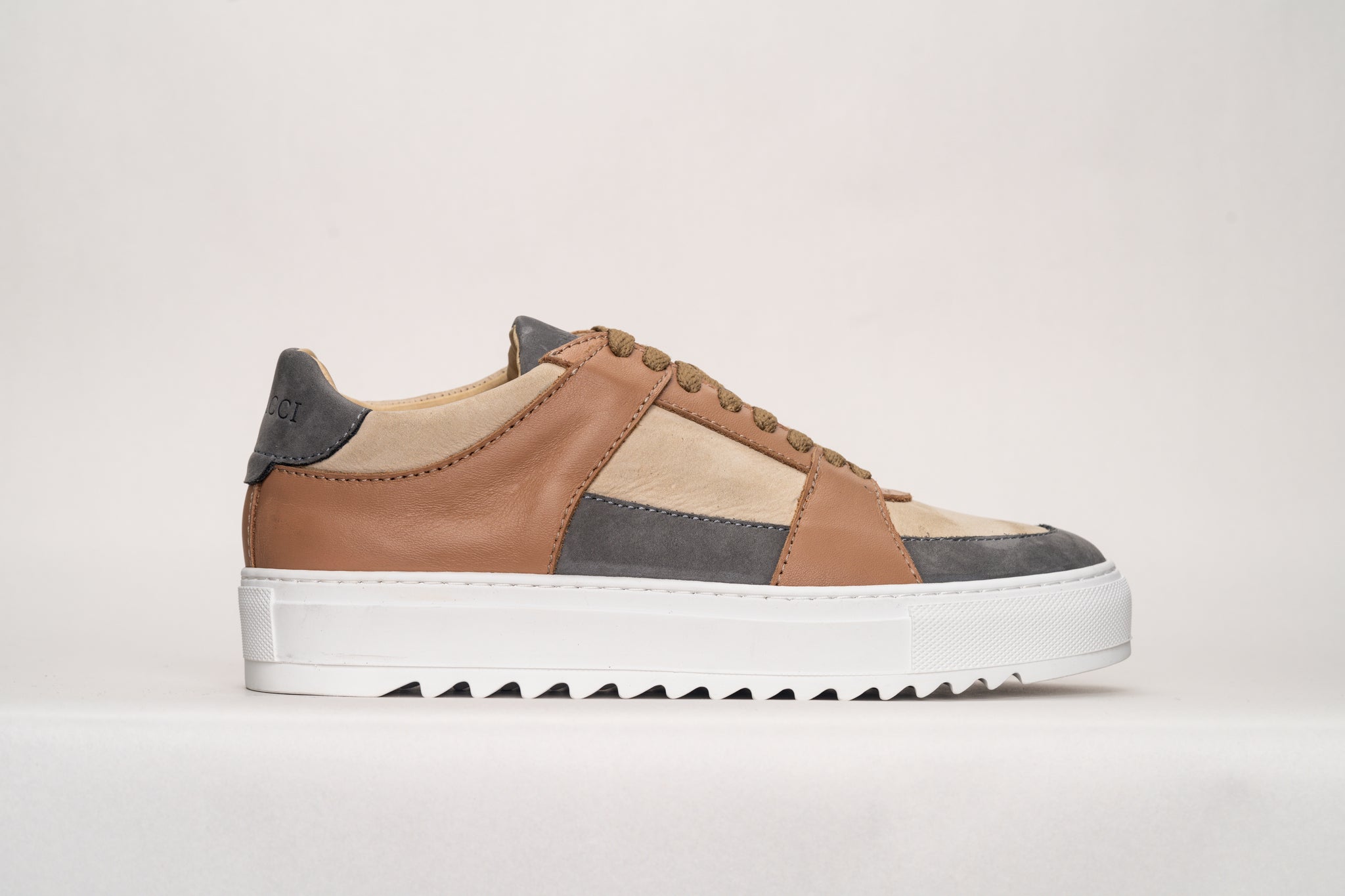 TAN STONE/DARK GREY